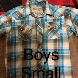 Boys button up